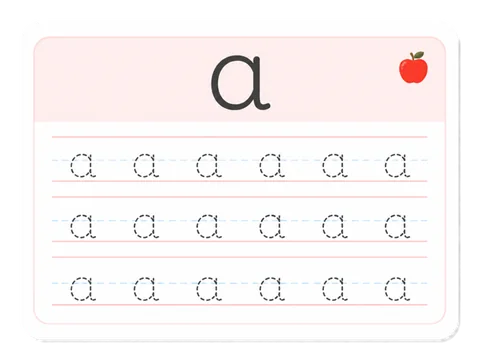 Lowercase letter tracing worksheet preview