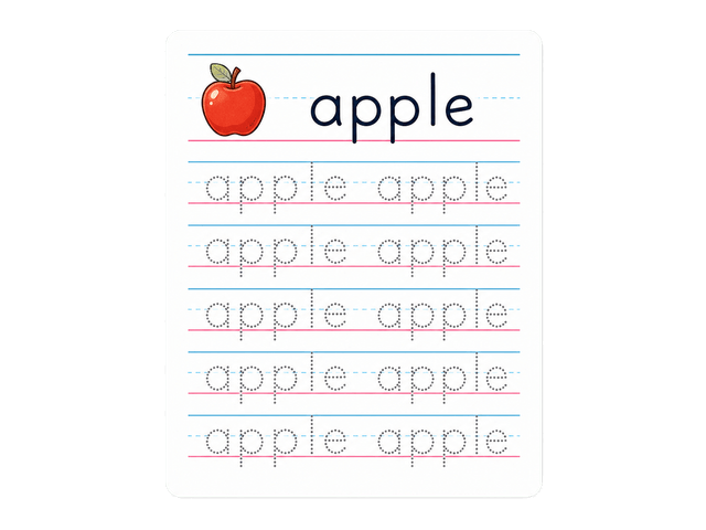 Preview of Dolch Primer Sight Word Tracing Worksheet